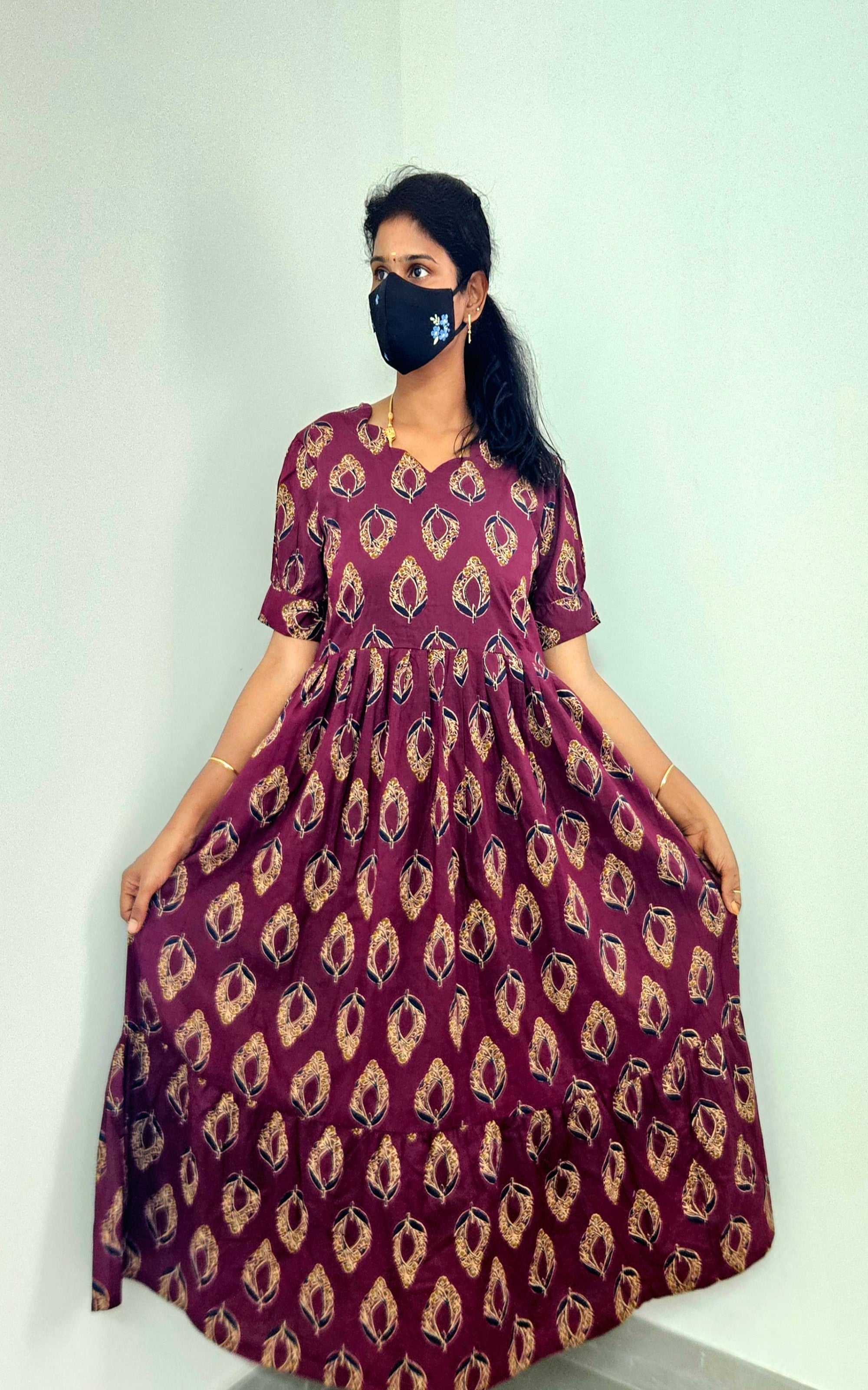 KALAMKARI LONG FROCK