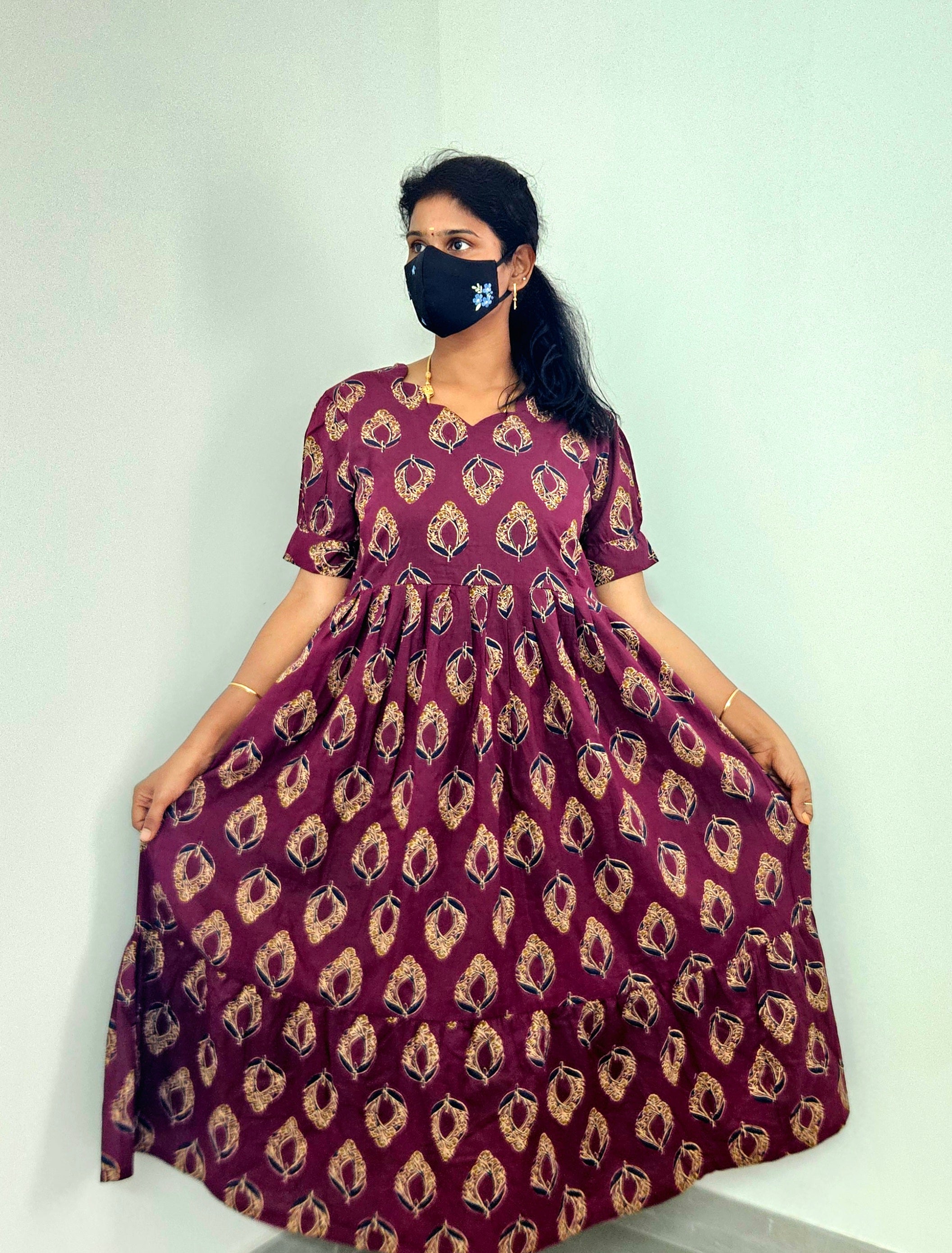 KALAMKARI LONG FROCK
