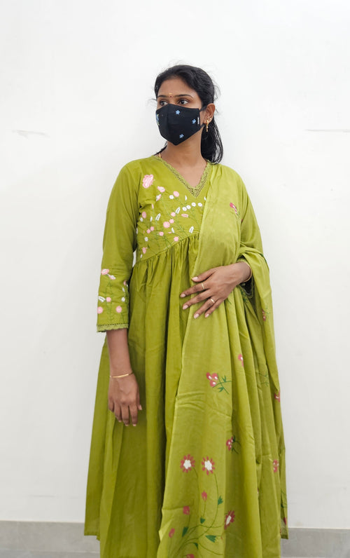 Cotton Anarkali Salwar