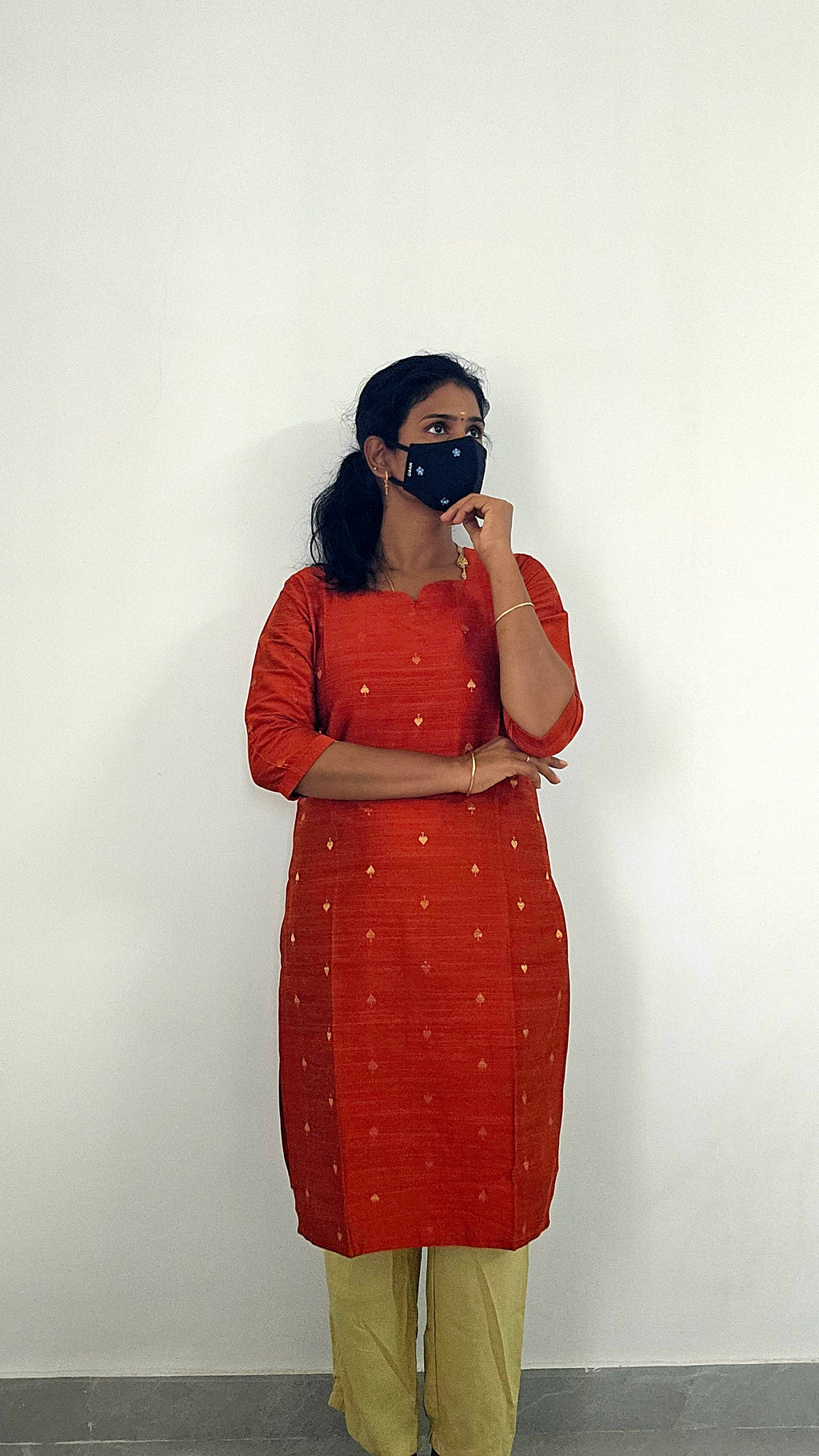 RAW SILK KURTA