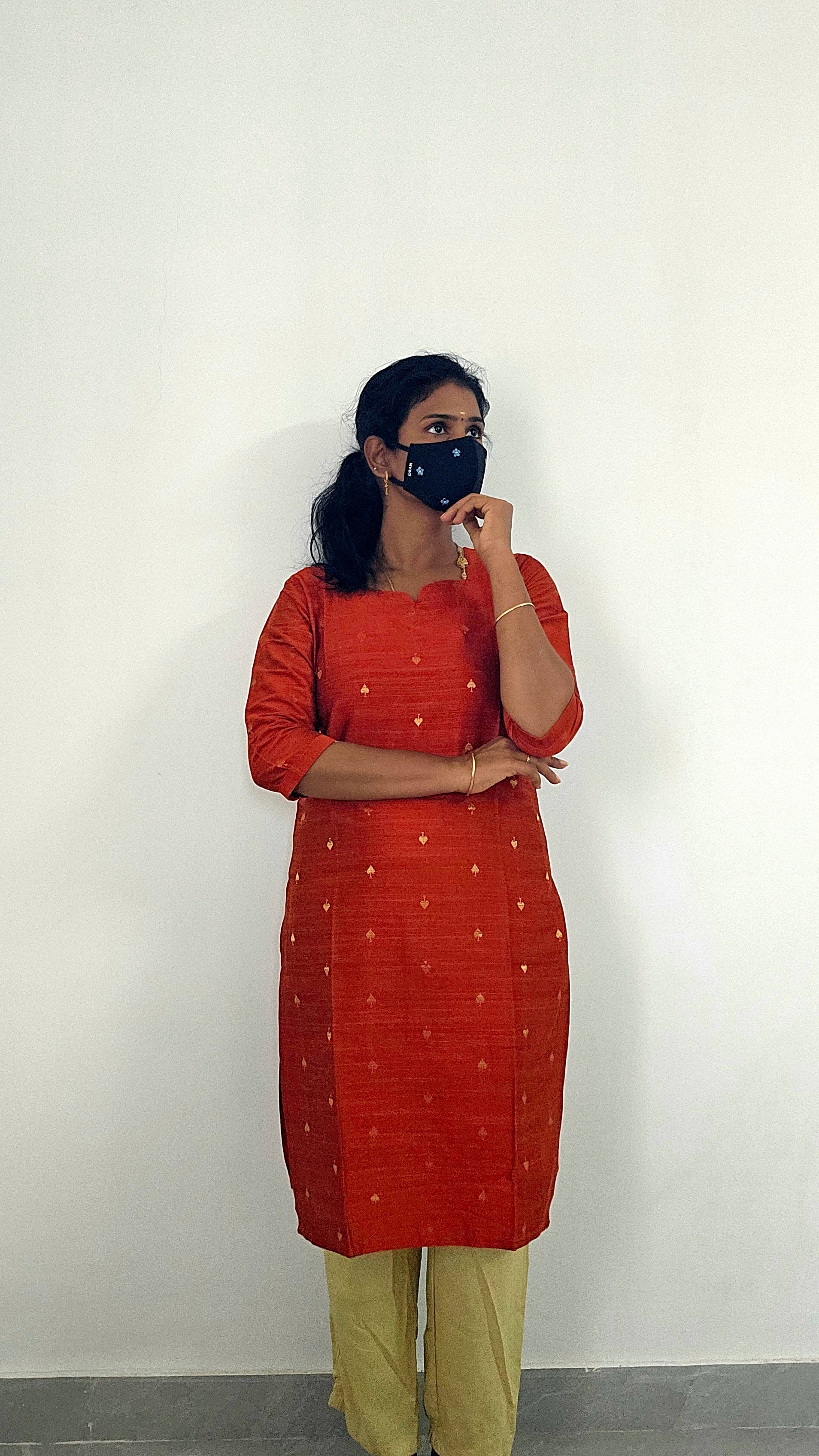 RAW SILK KURTA